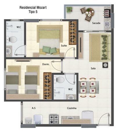 Residencial Wolfgang Mozart — 16