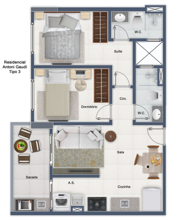 Residencial Antoni Gaudí — 20