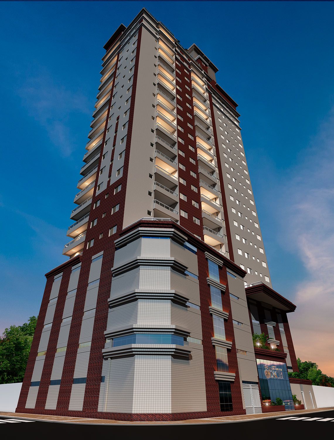 Residencial Sebastian Bach — Centro de São Vicente, São Vicente